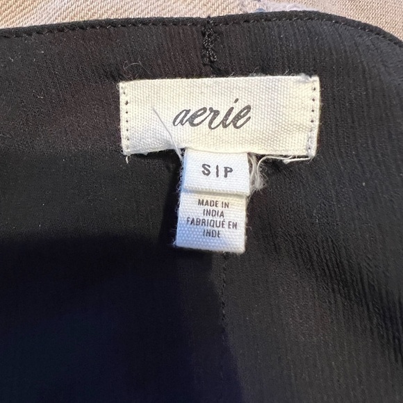 Aerie Black Wrap Around Skirt Size Small - Picture 5 of 5